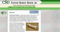 Desktop Screenshot of customsensordesign.com